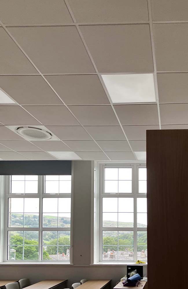 energy saving lighting school installation meel group