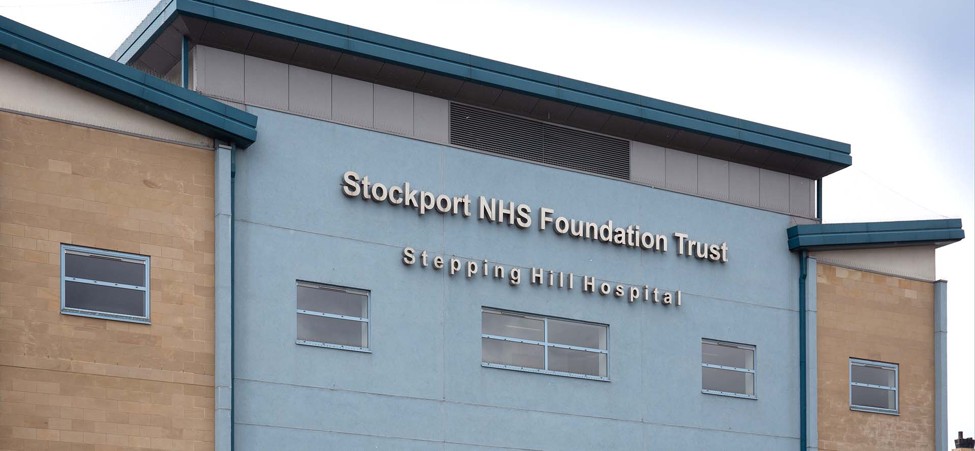 Fleet EV Stepping Hill Hospital Stockport NHS Trust Building Sign-3