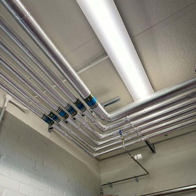 School central heating engineers Plant room Cheshire Meel Group