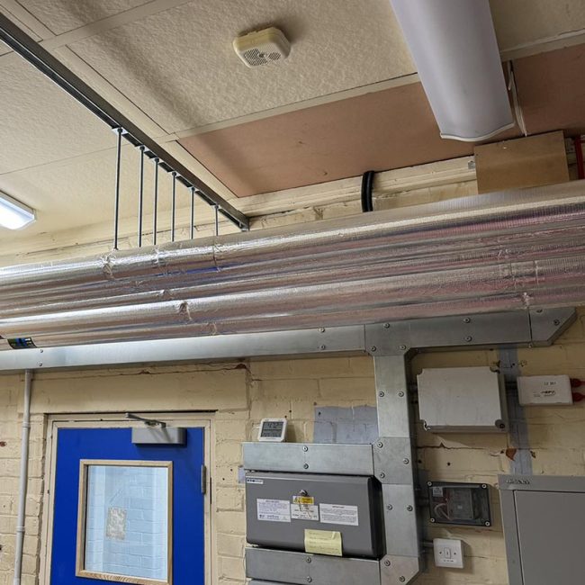 School central heating engineers Plant room Cheshire Meel Group