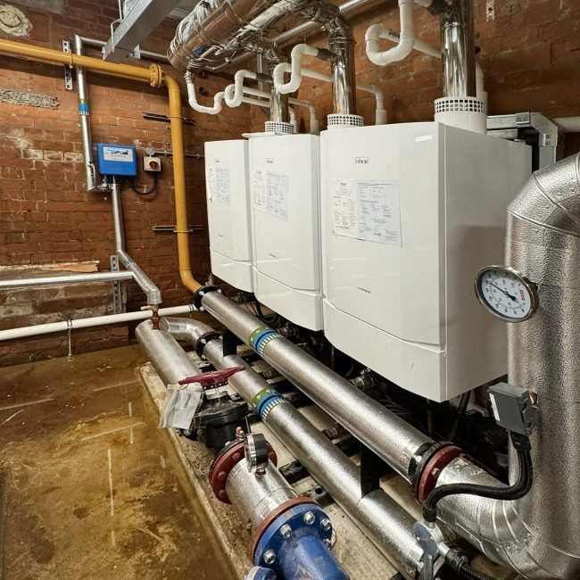 School central heating engineers Plant room Cheshire Meel Group