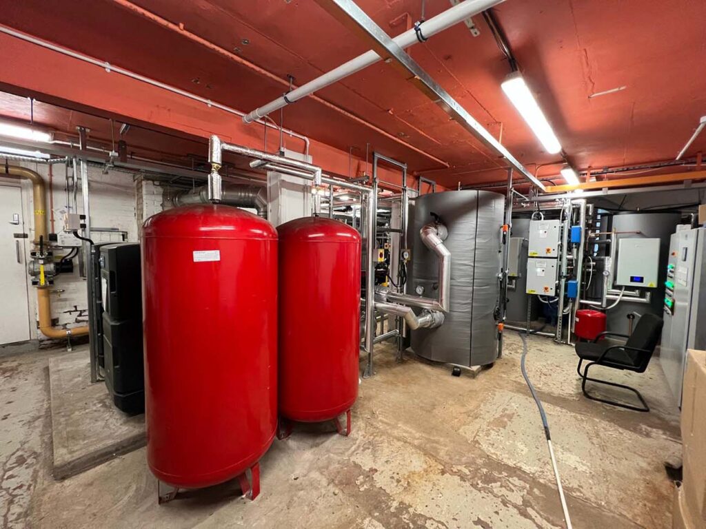 School Boiler Room Installation Meel Group Cheshire