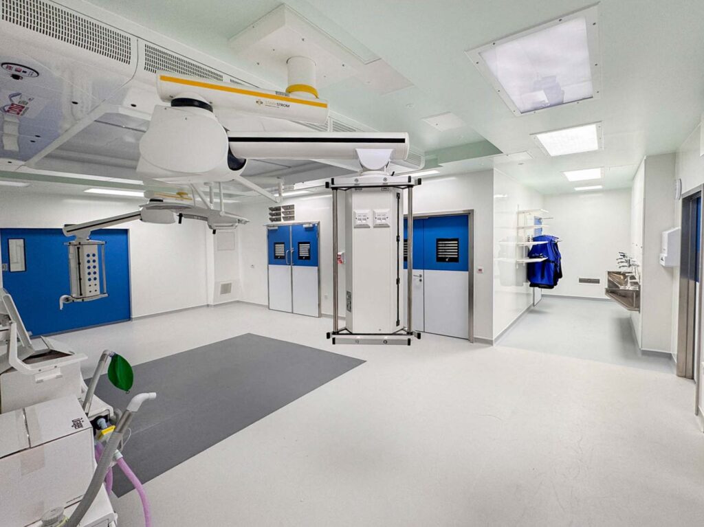 Hospital theatre installation cheshire